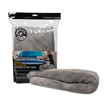 Chemical Guys Woolly Mammoth drying towel with packaging