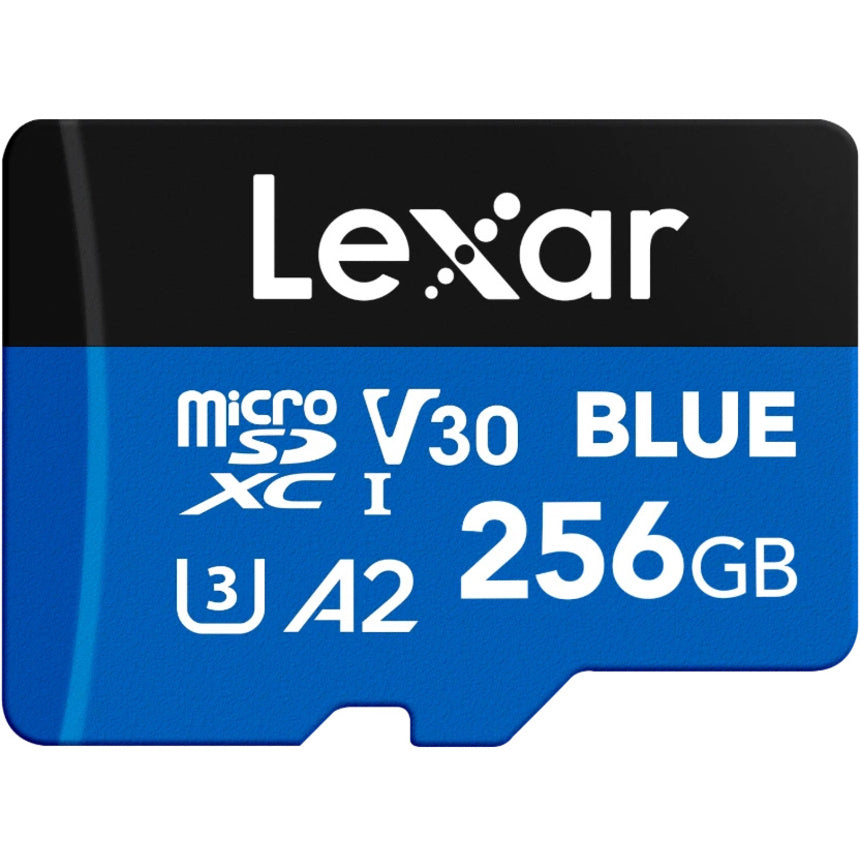 Lexar BLUE 256GB microSDXC A2 V30 card