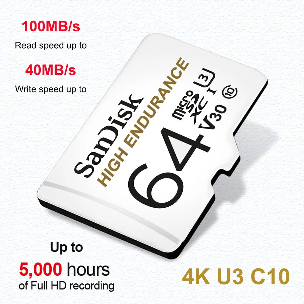 SanDisk MAX Endurance microSD card for dash cams